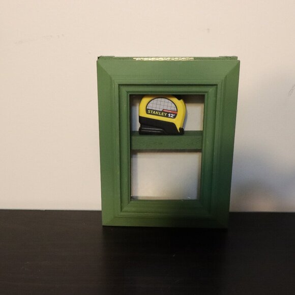 Framed green picture frame and shelf - perfect for storing small items! - Picture 3 of 5